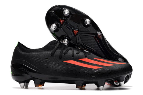 Adidas X Speed portal SG football boot Field BLACK-ORANGE