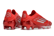 Adidas F50 Elite Laceless FG Firm Ground Soccer Cleats - Red/Silver