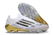 Adidas F50 Elite Laceless FG Road to Glory - Footwear White/Core Black/Gold Metallic