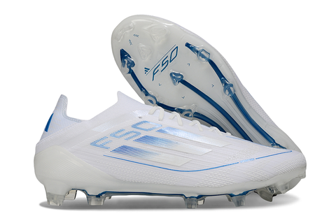 Adidas F50 Elite Laceless FG White