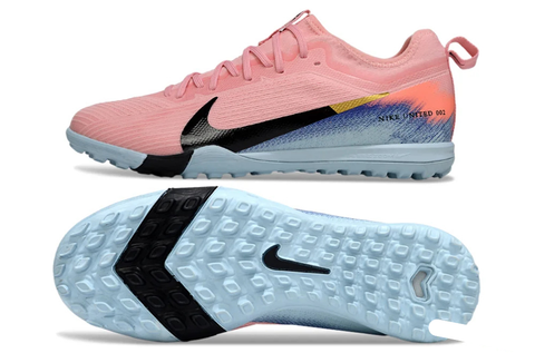 Nike Air Zoom Mercurial Vapor 16 Pro TF Artificial Turf Soccer Shoes - Pink/Black/Gold