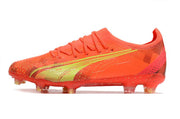 Puma Ultra Ultimate Field Boot - Orange and Green