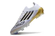 Adidas F50 Elite Laceless FG Road to Glory - Footwear White/Core Black/Gold Metallic