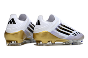 Adidas F50 Elite Laceless FG Road to Glory - Footwear White/Core Black/Gold Metallic