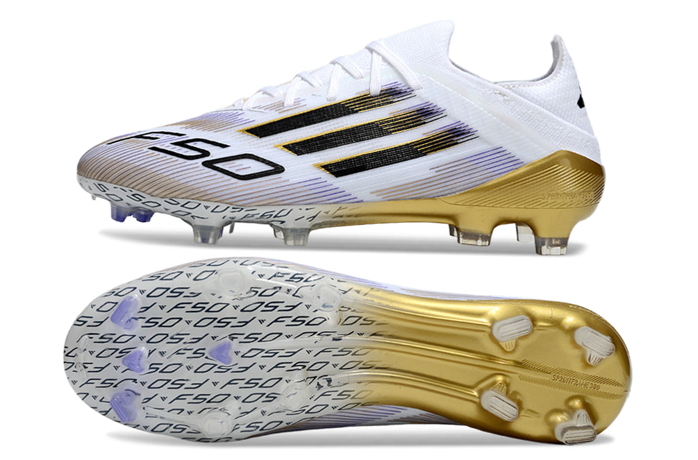 Adidas F50 Elite Laceless FG Road to Glory - Footwear White/Core
