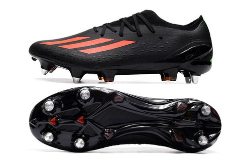 Adidas X Speed portal SG football boot Field BLACK-ORANGE